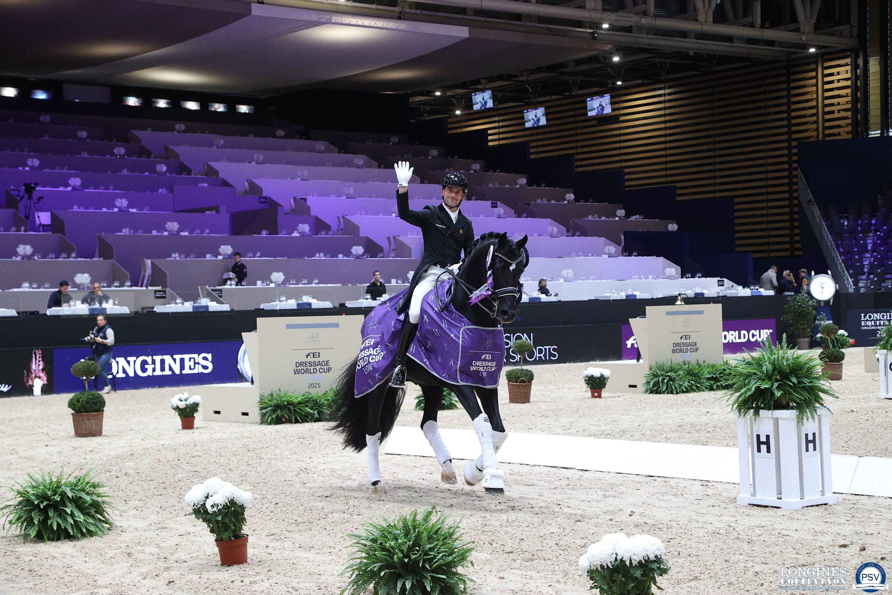 Nanna Skodborg Merrald sur la ligne de changements de pied